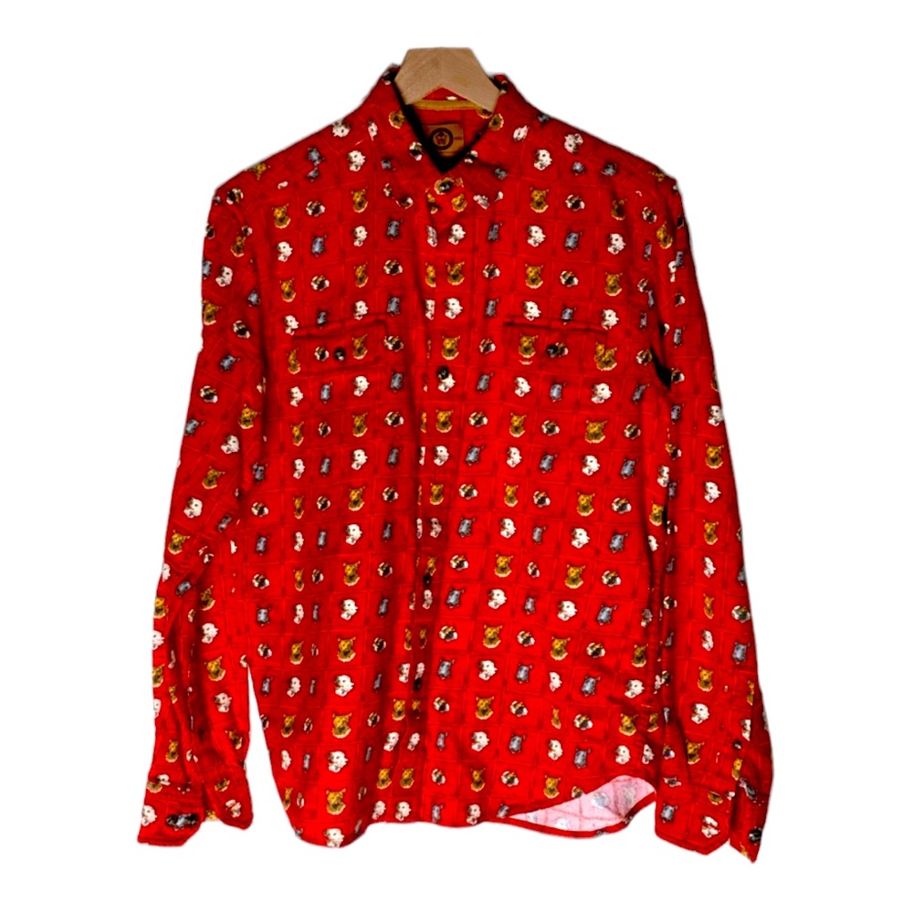 Urban Outfitters Dog Pattern Shirt